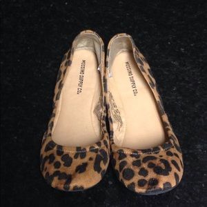 Mossimo Supply Co Leopard Ballerina slippers SZ 7